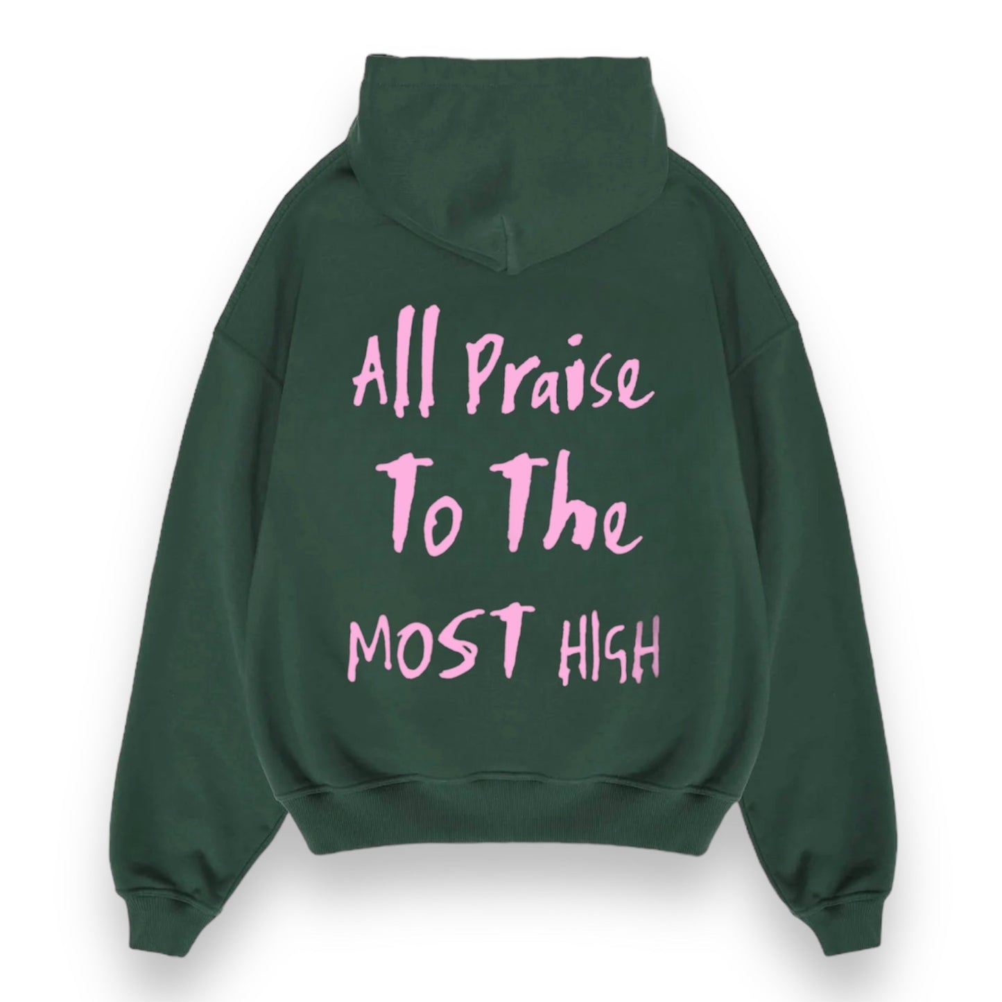 “All Praise” (Green) - Oversized Hoodie