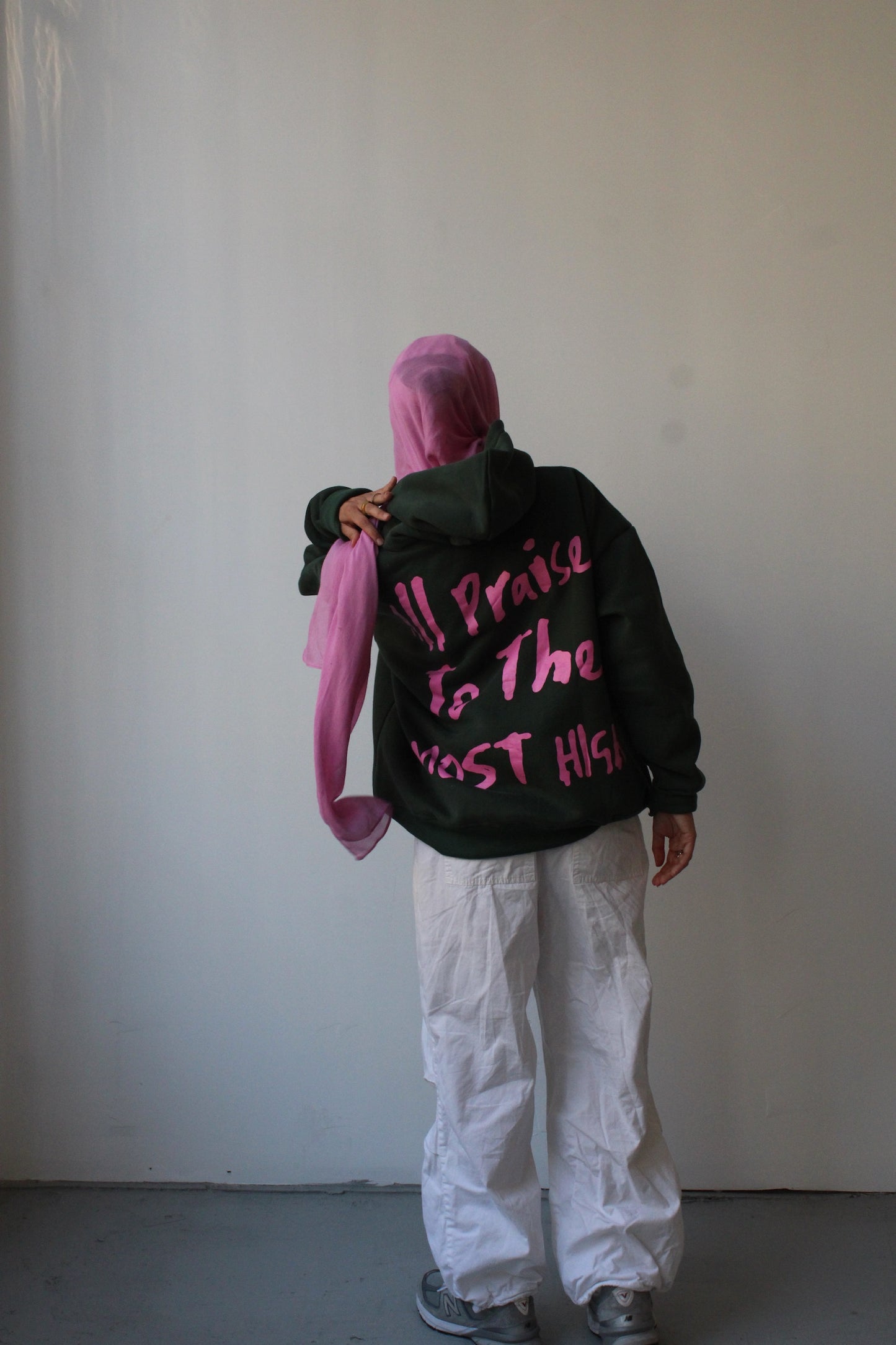 “All Praise” (Green) - Oversized Hoodie