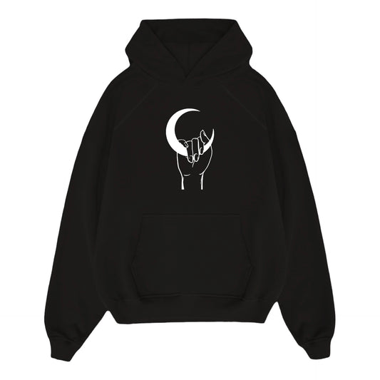 “We Are” Oversized Hoodie - Black